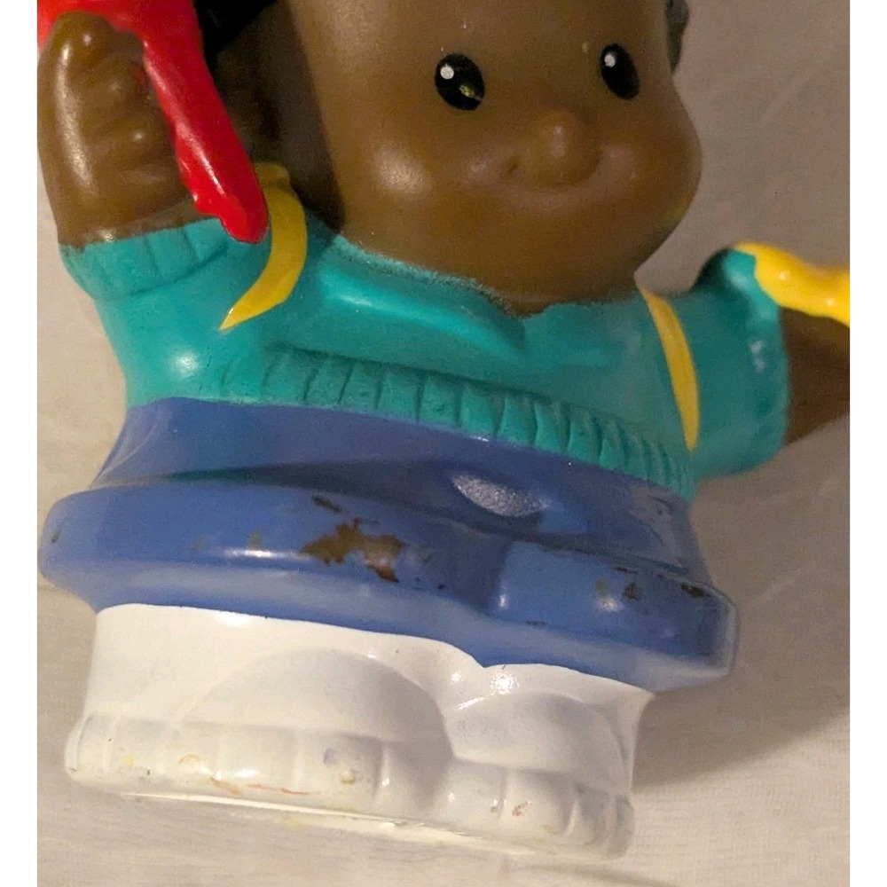 Fisher Price Little People Disney Moana Tiana Firefighter African American Lot - Picture 7 of 13